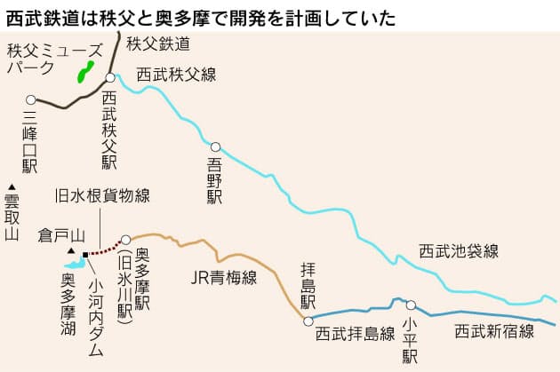 西武鉄道 幻の奥多摩開発計画 第二の箱根に Nikkei Style 西武鉄道 幻の奥多摩開発計画 第二の箱根に Nikkei Style