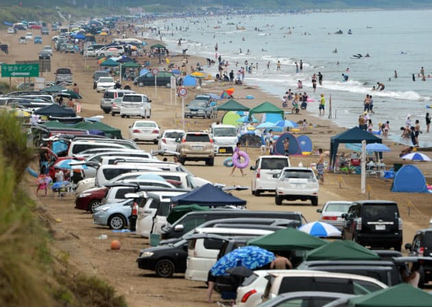 スポーツカーで走れる砂浜 に黄信号 進む浸食 Nikkei Style