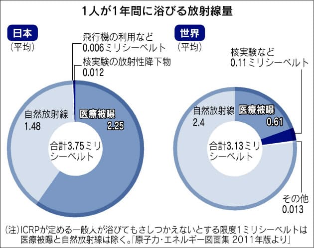 放射性物質による外部被曝 低レベルでは大きな個人差 放射線とからだ 上 Nikkei Style
