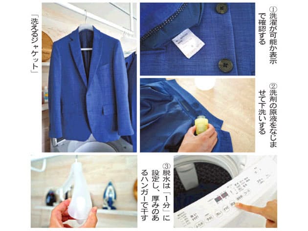 洗えるジャケット カギは 脱水時間1分 Nikkei Style 洗えるジャケット カギは 脱水時間1分 Nikkei Style