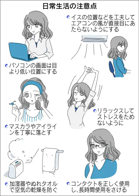 働き盛りに多いドライアイ 目薬の使い方に注意 間違うと症状悪化も Nikkei Style