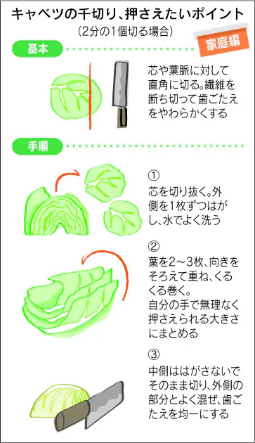 キャベツの千切り おいしくシャキッとさせるコツ Nikkei Style