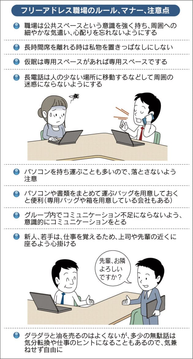 ヤフーも 毎日席替え フリーアドレス職場の気配り Nikkei Style ヤフーも 毎日席替え フリーアドレス職場の気配り Nikkei Style