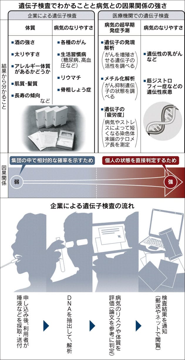 病気のなりやすさ判定 遺伝子検査の効用と限界 Nikkei Style
