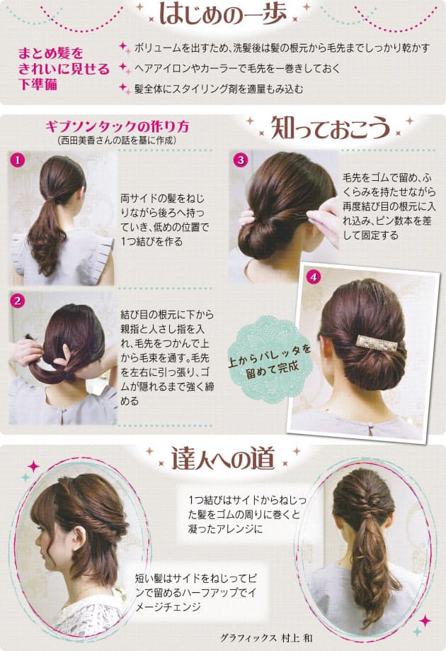 今年風のまとめ髪で涼やかに Nikkei Style 今年風のまとめ髪で涼やかに Nikkei Style