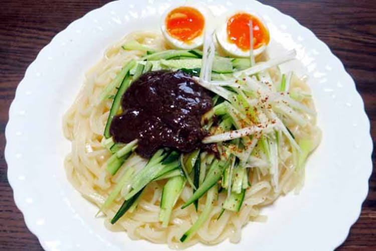 盛岡じゃじゃ麺 食べ終わったら ちーたんたん Nikkei Style