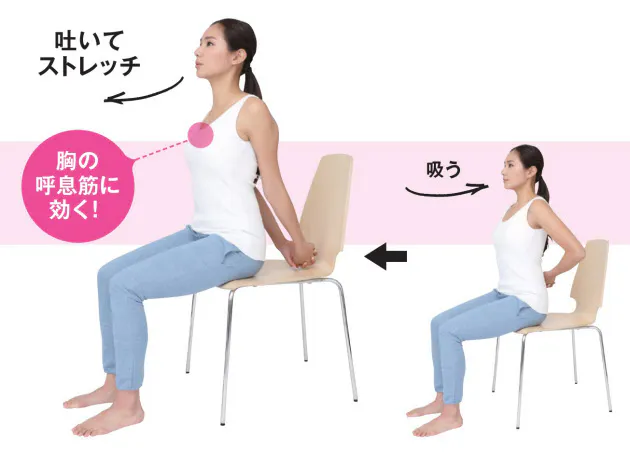 本気で呼吸筋をほぐしたいなら 部位別呼吸筋ストレッチ 若返る呼吸筋ストレッチ Nikkei Style