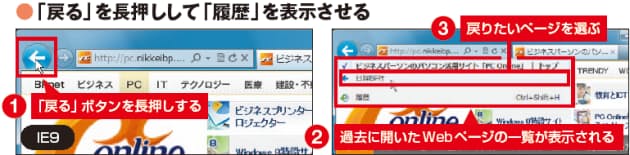 事例5 Webブラウザーの 戻る で戻れない パソコンの怪現象 よくある 困った Nikkei Style