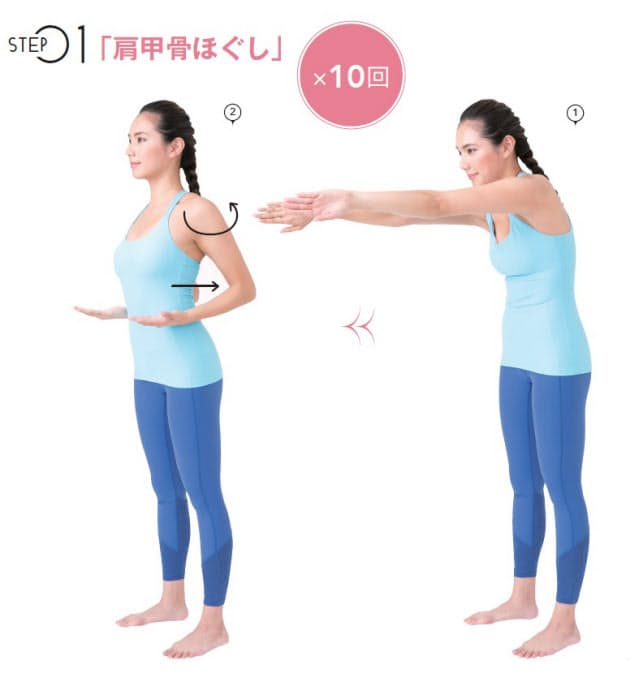 ふわ胸 もも尻をかなえる 肩甲骨 股関節ストレッチ Nikkei Style ふわ胸 もも尻をかなえる 肩甲骨 股関節ストレッチ Nikkei Style