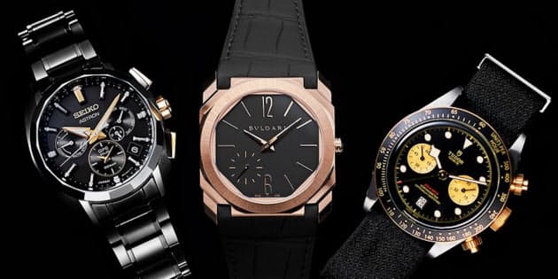 大人の黒コーデを艶っぽく 黒 ゴールド の腕時計 Nikkei Style 大人の黒コーデを艶っぽく 黒 ゴールド の腕時計 Nikkei Style