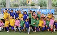 次世代育成活動の取り組みとして広島に招待された子供たち（日本招致委員会提供）