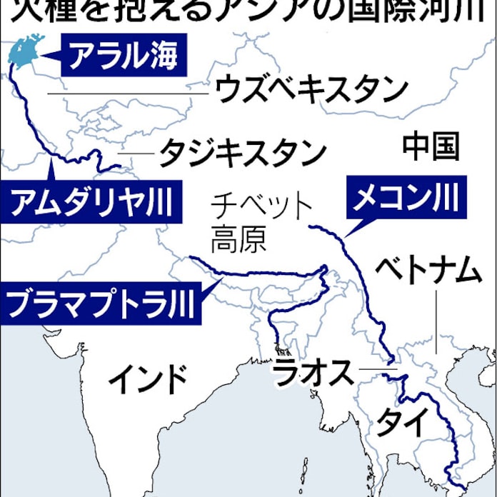 アジアの国際河川 水資源 争奪激しく 日本経済新聞 アジアの国際河川 水資源 争奪激しく 日本経済新聞