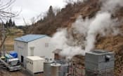 新潟県十日町市で実証実験が進む「バイナリー発電」の設備