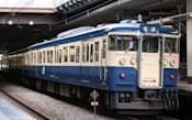 かつては新宿駅に毎日乗り入れていた115系（立川駅）