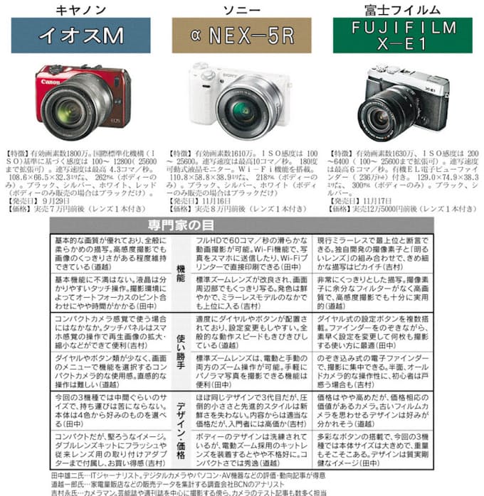 ミラーレス一眼カメラ 日本経済新聞