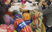 世界の珍しい毛糸を使って編み物のワークショップをひらく「Keito」　　　　　　　　　　　　　　　　　　　　　　　　　　　　　（東京都中央区）