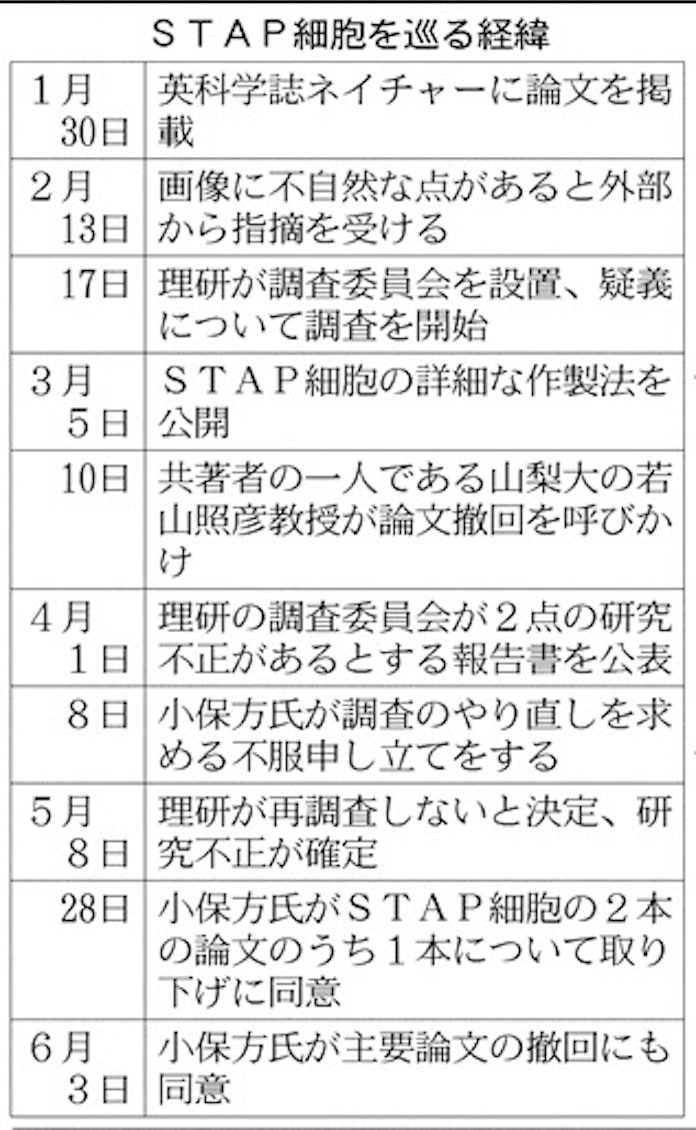 Stap研究白紙 論文撤回 米教授も 日本経済新聞 Stap研究白紙 論文撤回 米教授も 日本経済新聞