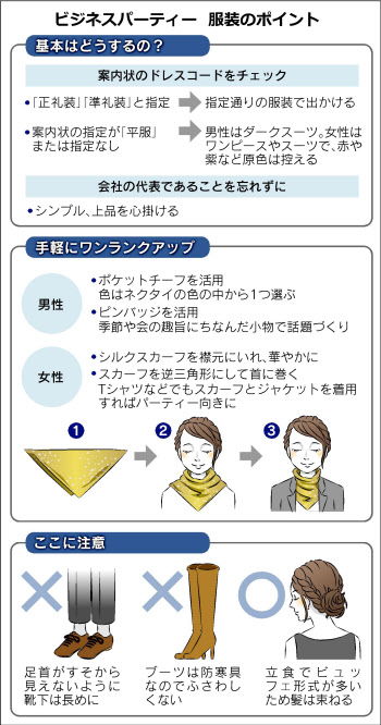 仕事のパーティー 服装もう迷わない 日本経済新聞