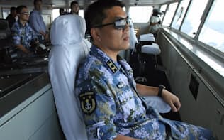 2014年のリムパックに参加した中国海軍=ロイター

