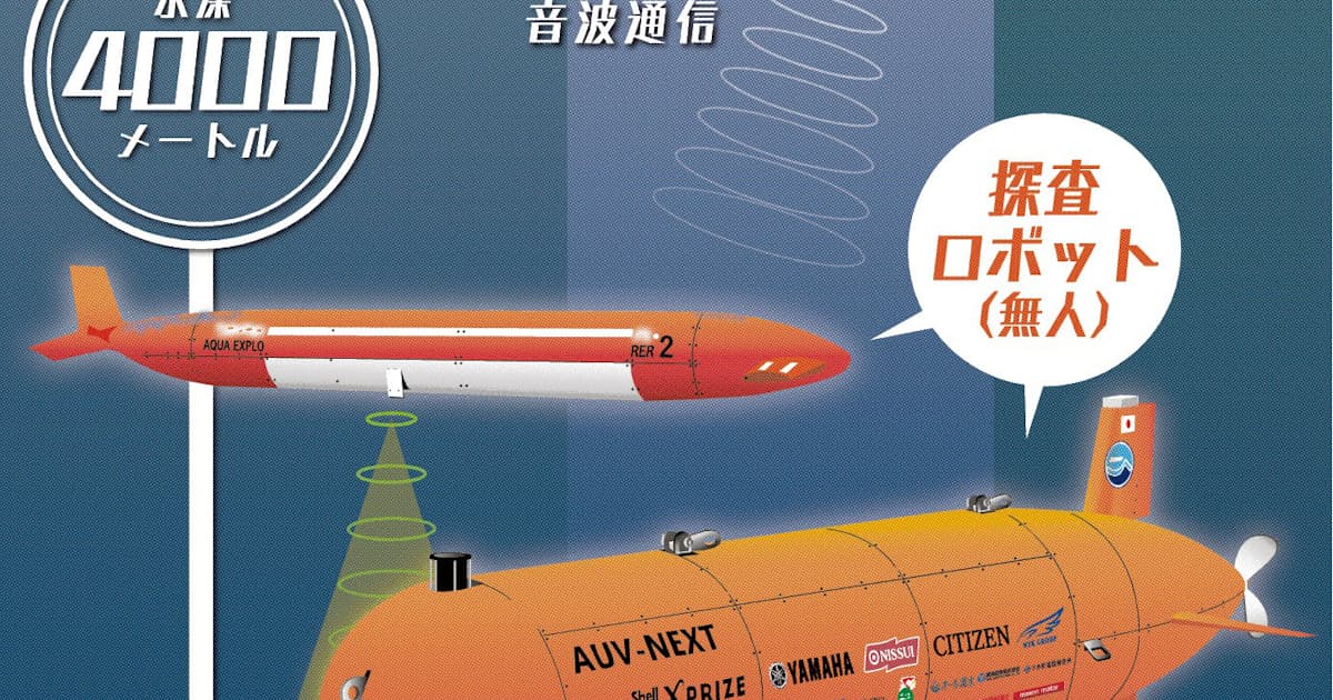水深4000メートル 未来の探査競う 日本経済新聞 水深4000メートル 未来の探査競う 日本経済新聞