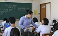 学研HDは地方の学習塾の買収を進めてきた（静岡県富士市の文理学院の教室）

