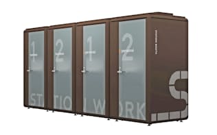 ボックス型シェアオフィスには無料のWi-Fiや暖房設備も完備する
