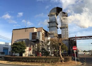 三菱日立パワーシステムズの高砂工場(兵庫県高砂市)内にある水素混合燃焼の火力試験設備