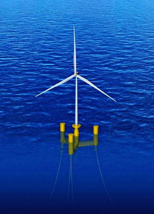 日立造船が製造する風車の土台部分(イメージ図)