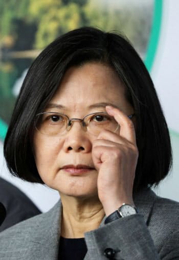 蔡総統=ロイター