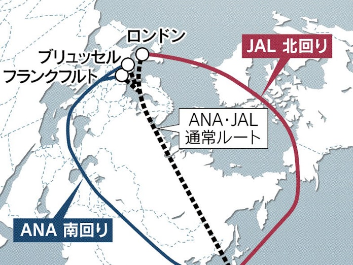 欧州線 週300便欠航 迂回 日本発は運賃2倍に 日本経済新聞 欧州線 週300便欠航 迂回 日本発は運賃2倍に 日本経済新聞