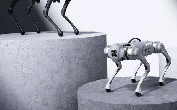 宇樹科技は法人・消費者向けの四足歩行ロボットを量産する=同社提供
                                                        