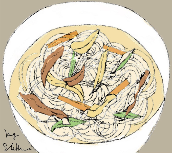 春雨のスープ 歯応え淡々 無垢な味 日本経済新聞