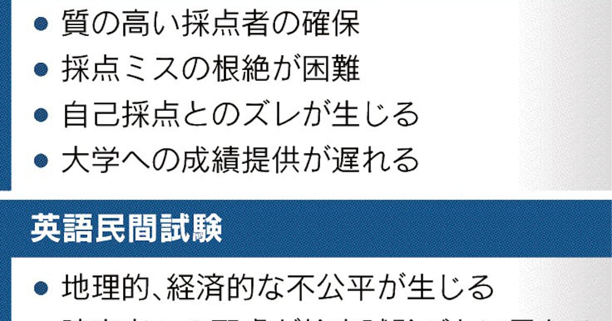 共通テスト改革断念へ 記述式や英語民間試験 日本経済新聞 共通テスト改革断念へ 記述式や英語民間試験 日本経済新聞