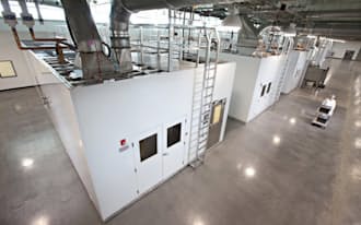富士フイルムが買収する米ケイロン社の可動式クリーンルーム