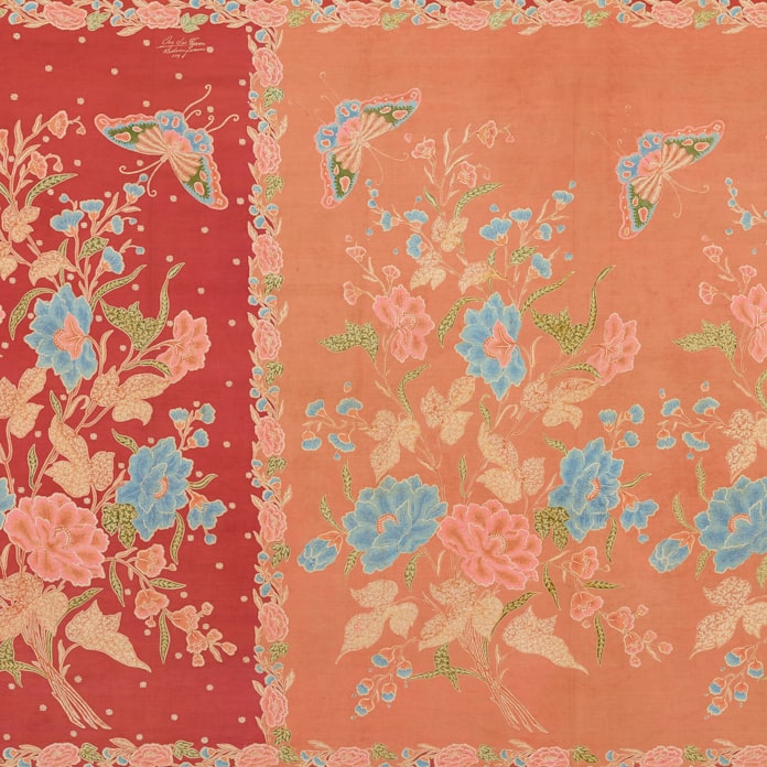 祝祭の布 6 ウィ スーチュン 蝶花束文様腰衣 日本経済新聞 祝祭の布 6 ウィ スーチュン 蝶花束文様腰衣 日本経済新聞