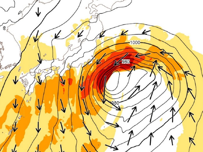 週間天気予報 週後半に爆弾低気圧通過 その後強力な寒気流入