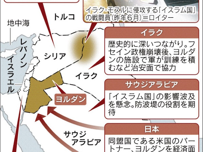 ヨルダン 対テロの要に 日本経済新聞 ヨルダン 対テロの要に 日本経済新聞