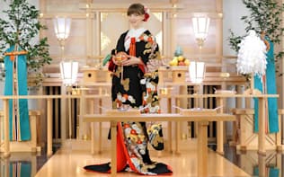和装の婚礼衣装を試着し、写真撮影できるプランを用意した京王プラザホテル（東京都新宿区）
