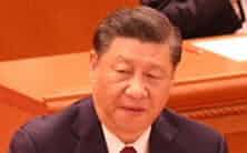 習氏の次の任期末27年までの台湾侵攻決断がかねて危険視されてきた(8日、北京の人民大会堂)