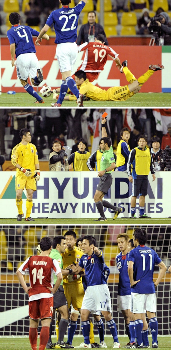 日本 シリア戦の判定でafcに抗議へ 川島の退場 日本経済新聞 日本 シリア戦の判定でafcに抗議へ 川島の退場 日本経済新聞