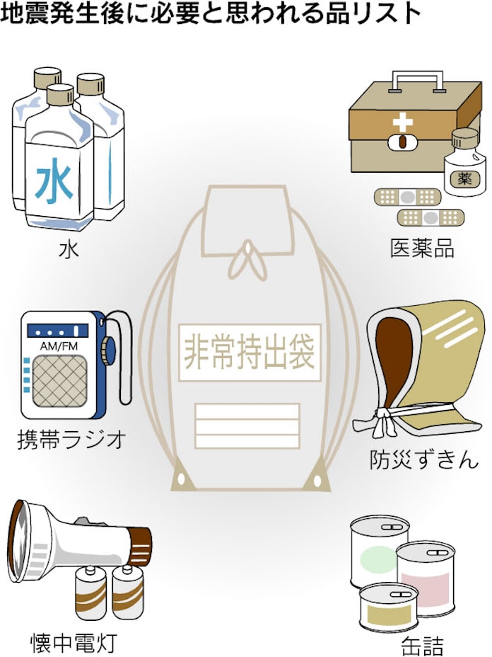 非常 用 持ち出し 袋 リスト