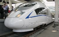 27日、メディアに公開された中国版新幹線（北京南駅）