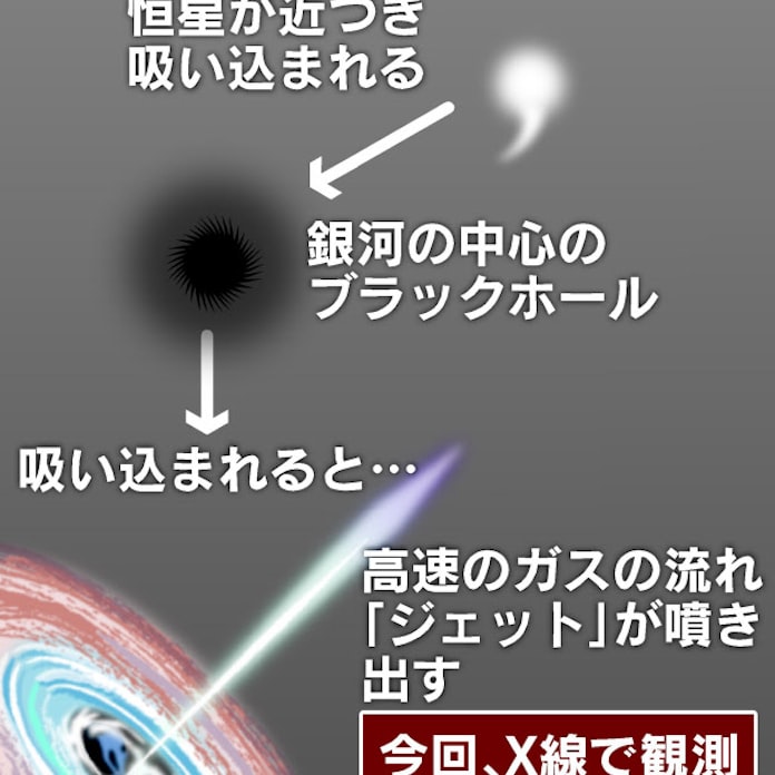 ブラックホールに吸い込まれる星 初観測 Jaxaなど 日本経済新聞 ブラックホールに吸い込まれる星 初観測 Jaxaなど 日本経済新聞