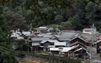 村役場がある小川の集落。幕末には鷲家口と呼ばれていた(奈良県東吉野村)