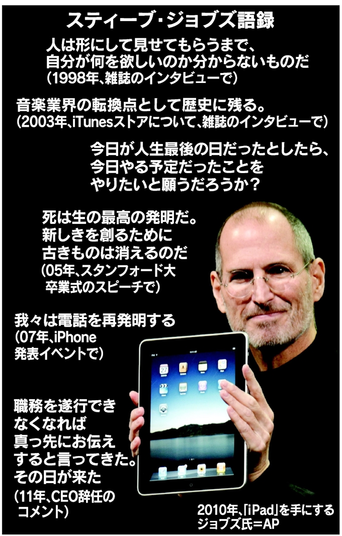 ハングリーであれ 愚か者であれ ジョブズ氏スピーチ全訳 日本経済新聞