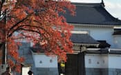 1971年に国史跡となり、復元が本格化した赤穂城。本丸門は96年に再建された