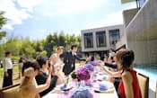 挙式・披露宴を企画・運営するノバレーゼの結婚式場「アマンダンライズ」(浜松市)で