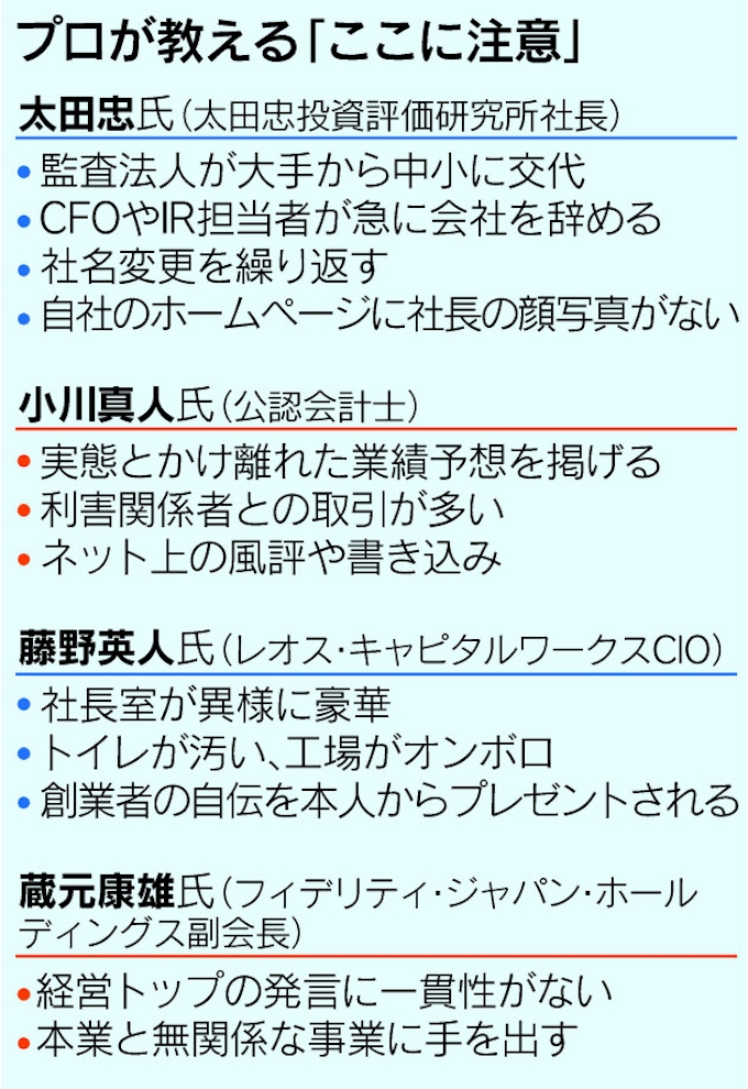 プロが教える こんな会社は要注意 日本経済新聞