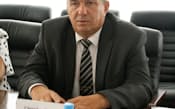 ベラルーシ国家非常事態省のチェルニコフ・ウラディミール局長(ベラルーシの首都ミンスクで)