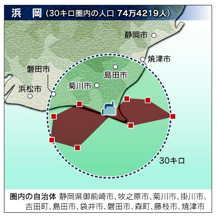 放射性物質 4原発で30キロ圏外に拡散 規制委予測 日本経済新聞